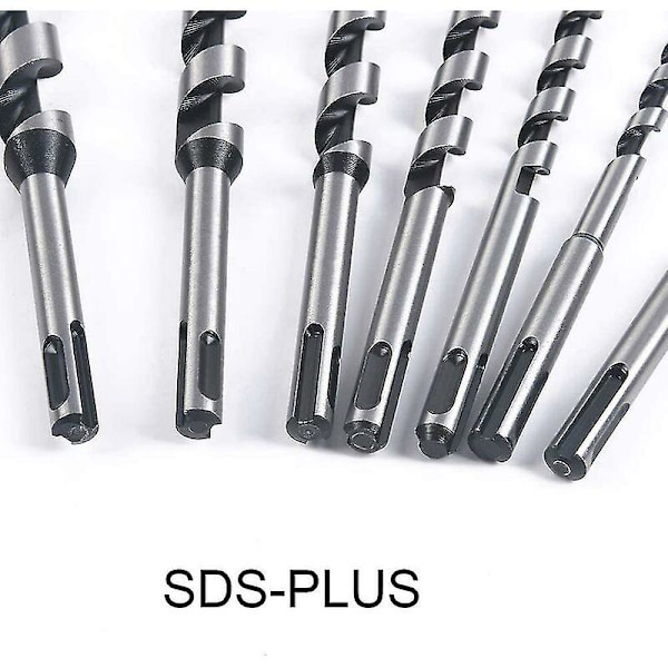 Bits Sds-plus Metallborr Träbearbetning Vridborr Set Kolborr Träbearbetning Borr Set
