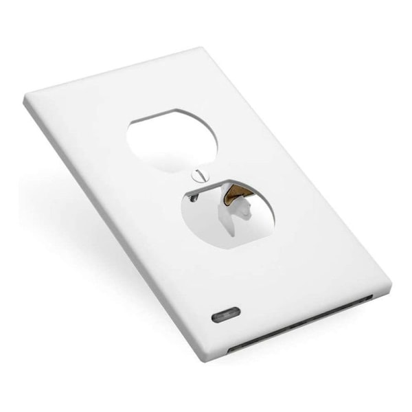 Guide light dobbel stikkontakt veggplate LED firkantet bevegelsessensor