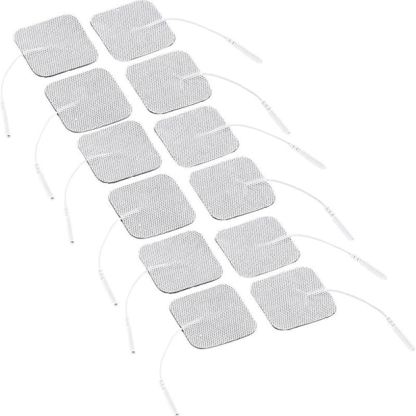 Newgen Medicals TENS-elektroder: sett med 3 elektrodeputer for stimuleringsstrømenheter, 5x5