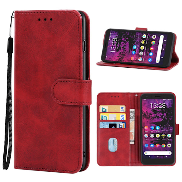 Läderfodral för Cat S62 Pro Red