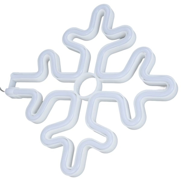 70 tum neon skylt romantisk jul snöflinga batteri USB