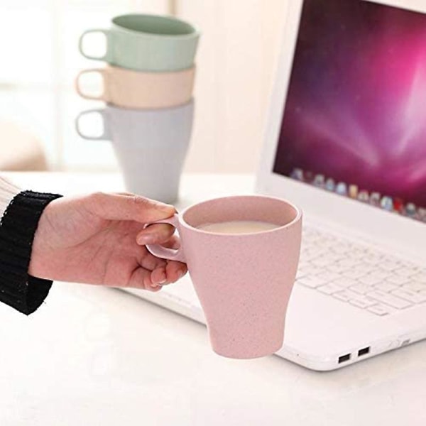 Mugg Oöppnåbar Mjölk Juice Mugg För Barn Camping Resa Vatten Te Kaffe Mugg  Bpa Fri Giftfri Diskmaskin Säkerset Av 4