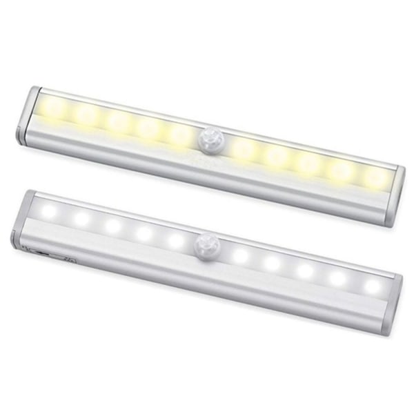 LED-skåpsbelysning, LED-skåpsbelysning med rörelsesensor (3 stycken)