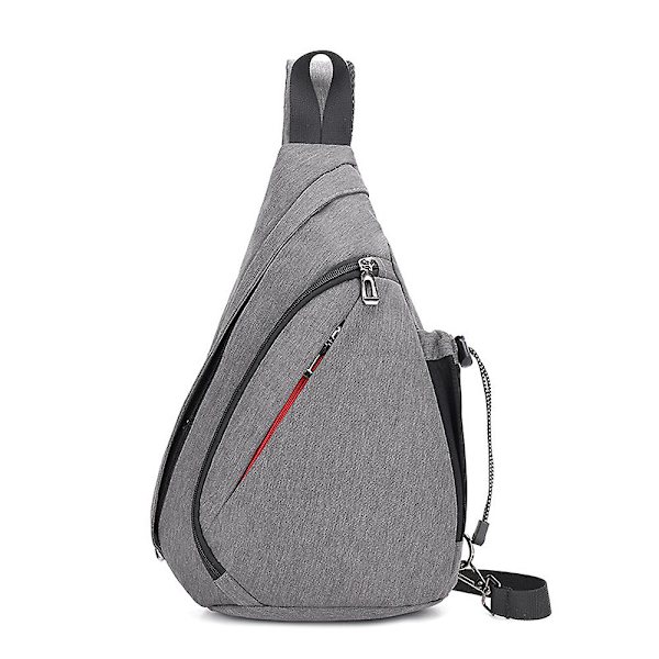 Ny mænds tætsiddende simple brysttaske fritid og sport multifunktionel crossbody taske