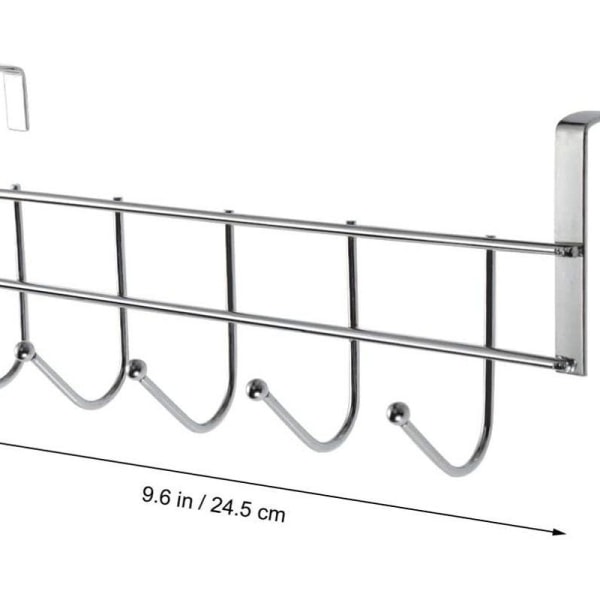 Kroklist i rustfritt stål dørkrok kleskrok kleshenger