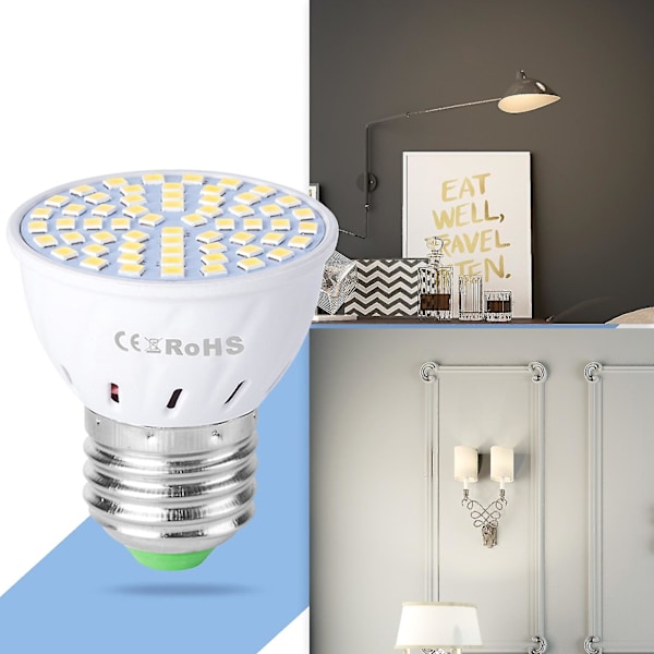 Glödlampa Icke-dimmbar Hög Ljusstyrka 48/60/80 Led E27/e26 Hushåll Energisparande Lampa