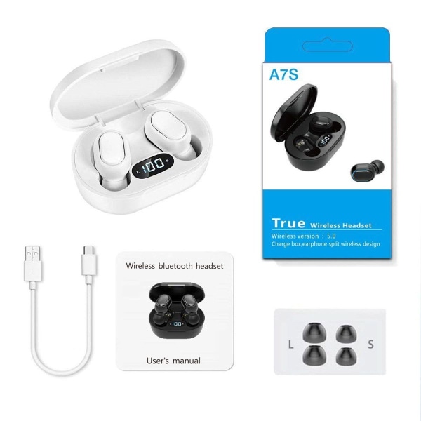Trådløst Bluetooth-headset Macaron Color Stereo Mini Touch TWS utendørs in-ear