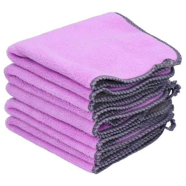 30x30cm 5 kappaleen pakkaus mikrokuituisia teepyyhkeitä, imukykyisiä ja paksuja