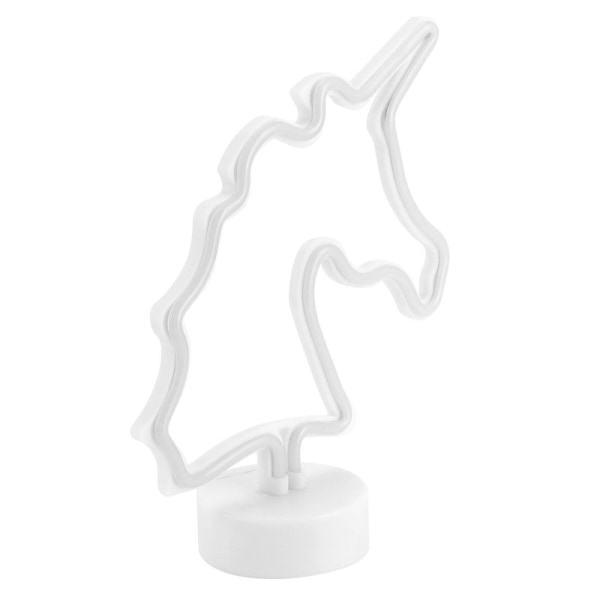 Neon skiltlys, innovativ farverig LED natlampe til skrivebord