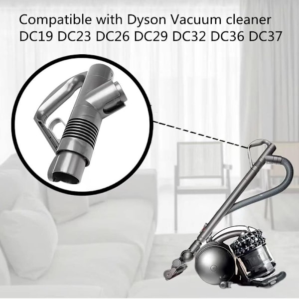 Støvsugertilbehørshåndtak for Dyson DC29, håndtaksutskiftningshåndtak, slangehåndtak for D
