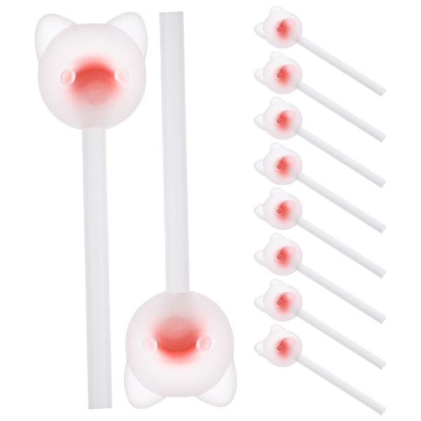 10 stk Simulering Lollipop Charm gør-det-selv-materiale Nøglering Making Lollipop Pendant Telefonetui Lollipop Decor