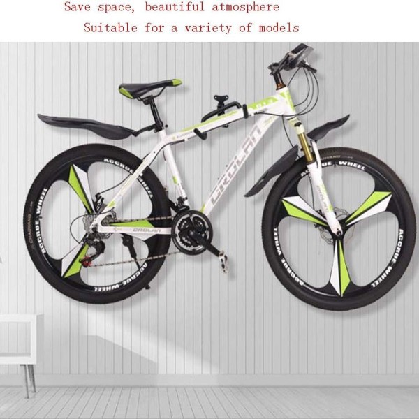 Bicycle Wall Mount - Horizontal Storage Rack for 1 Bicycle Indoor in the