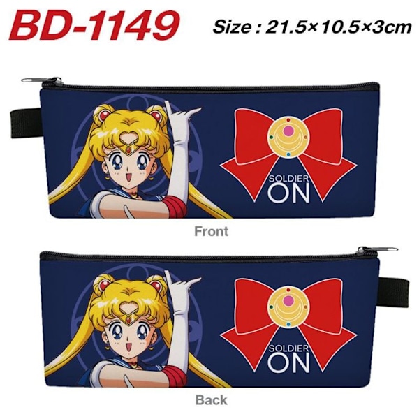Anime Sailor Moon Luna Tsukino Usagi Pennfodral Mizuno Aino Plånbok