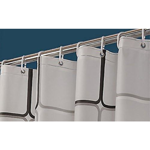 Bruseforhæng Badekarforhæng Stort udvalg 120/150/180/200/240 x 200cm Inkl. Ringe ternet