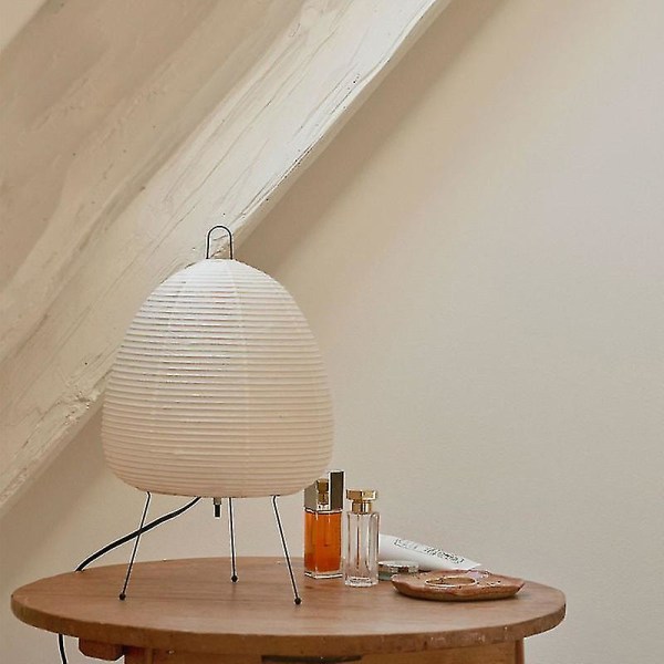 Japansk rispapperslykta LED bordslampa vardagsrum sovrum säng studie hotell homestay konst kreativ inredning stativ golvlampa