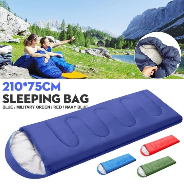 Utendørs sovepose for camping, årstider, varm og vanntett for