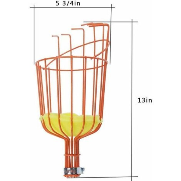 GHOST fruktplukkingsutstyr for hage, frukthøster med pute, fruktplukkingsverktøy, matte ikke inkludert - 1LDMP