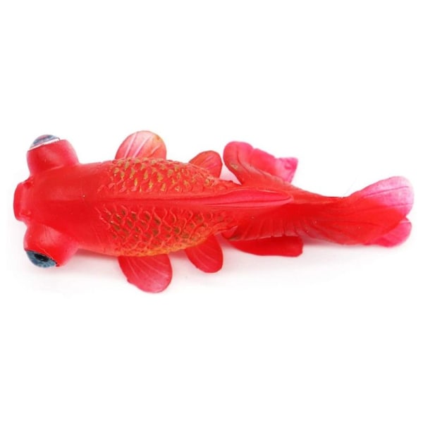 Kunstig fisk silikon fisk silikon gullfisk betta rød