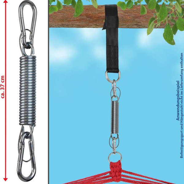Stolssvängningsupphängningssats - Fjäder Heavy Duty 2 karbinhakar
