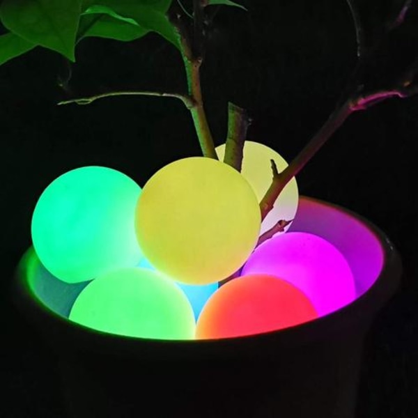 LED Spa-lys, Vandtæt Flydende Pool-lys, Farveskiftende Badelys, Boblebadsboldlys til Børnegave, Fest, Indendørs og Udendørs Dekoration-1stk