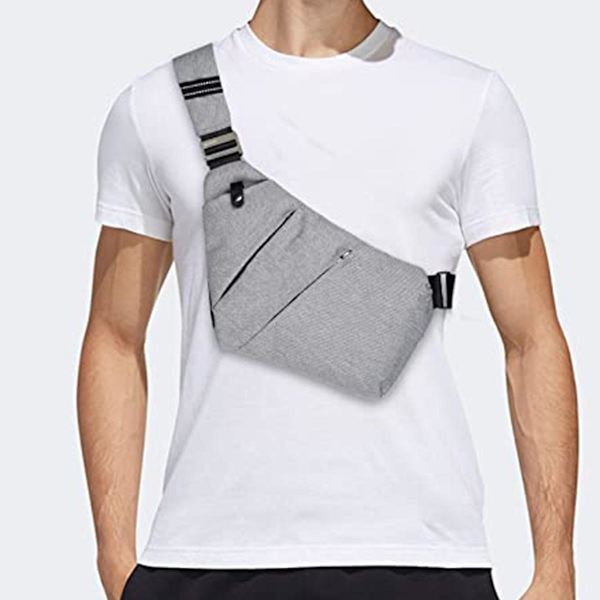 Hängande remväska - Crossbody axelväska, lämplig för män och kvinnor, förvaringsväska
