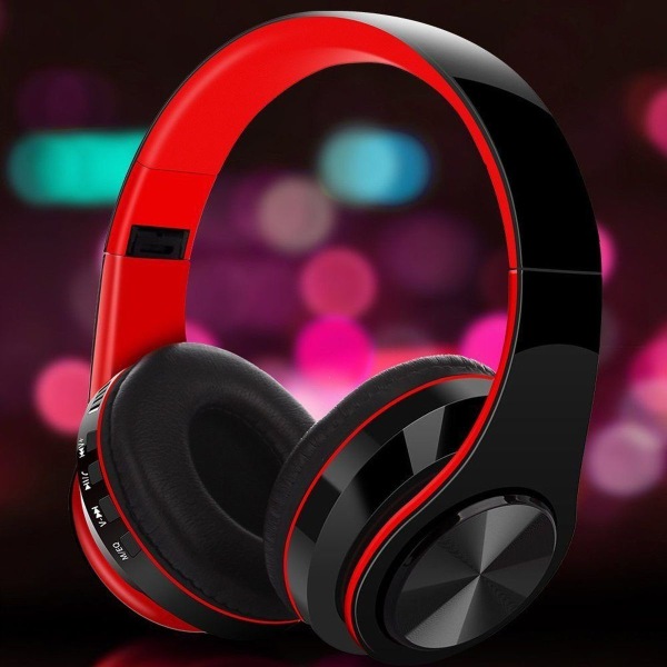 Bluetooth-headset for læring, spill, sport og musikk med støydemping