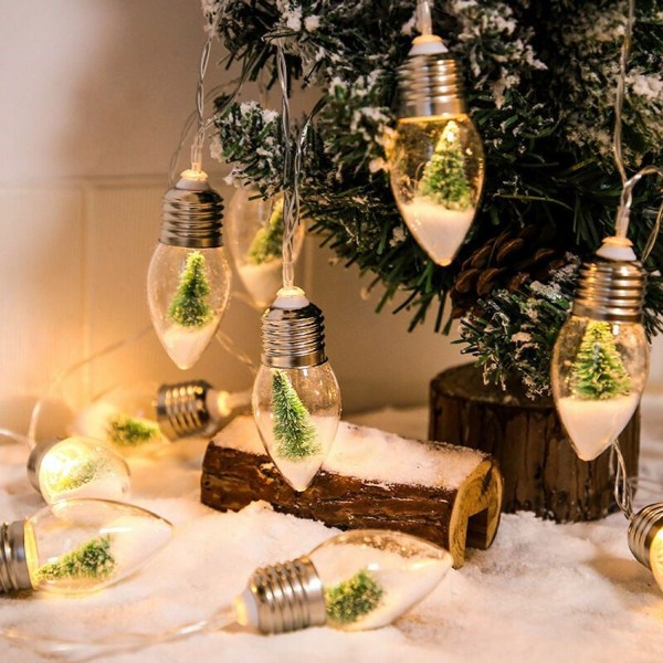 LED-ønskeflaske juletrepynt festlige lys