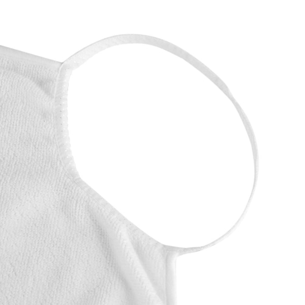 Axelbands Bärbar Damkjol Klänning Badhandduk Wrap Spa Strand Vit