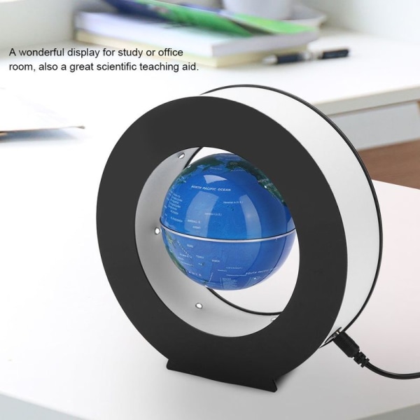 Flydende globus med elektronisk magnetisk levitation og LED