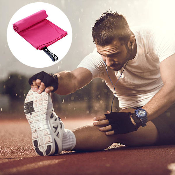 Mikrofiberhandduk - Resor & Sport.  Snabbtorkande - Superabsorberande. 2-pack 40*80cm