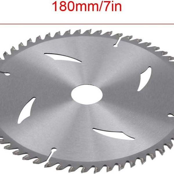 Rundsavsklinge 60 tænder cirkulær legeringsskæreskive 180 x 25,4 mm