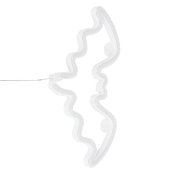 LED-neonljus, innovativ fladdermusform, neonskyltlampa för