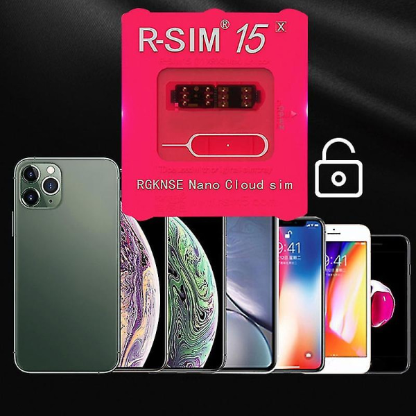 R-sim15 Ultra Iccid Nanosim Låse Opp Kort Kompatibel Iphone 11 Pro Max 8 7 6 Kompatibel Ios 13