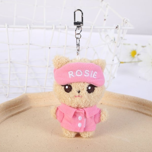 Svartrosa Tourmsh Nyckelring Lisa Rose Skolväska Dockhänge Merch