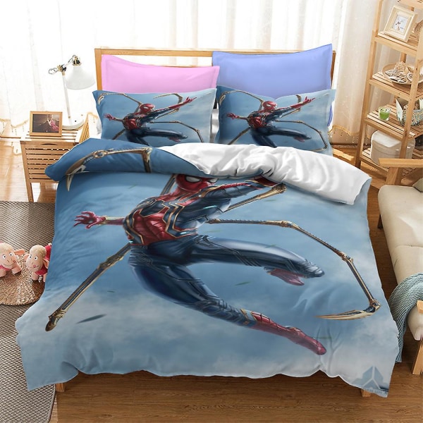 Bp10390# Sengetøy Spider-man-kolleksjon Størrelse Trefelts Dynetrekk