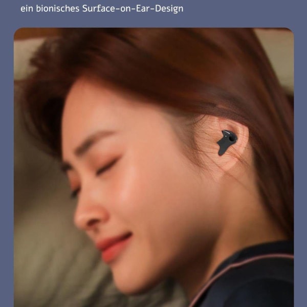 Bluetooth Headset Trådlöst Binaural Sleep In-Ear Bone Conduction