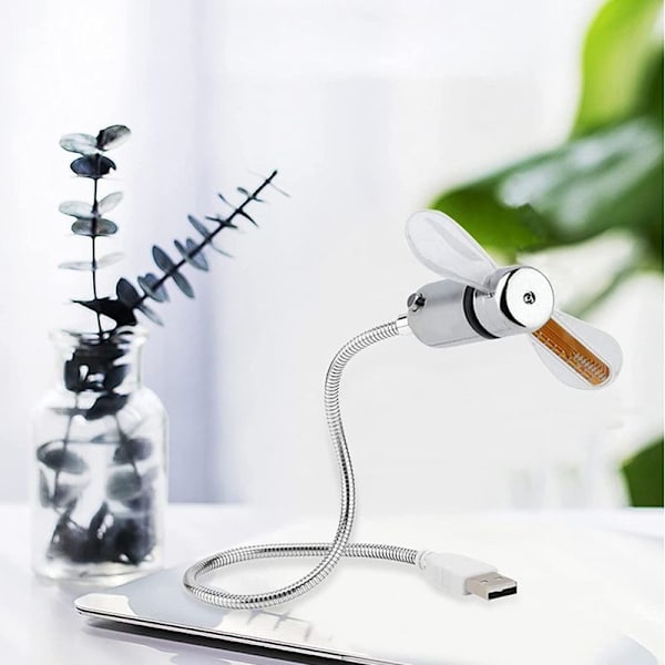USB-ur, mini LED-ur, foldbar svanehals til, LED-ur-ur