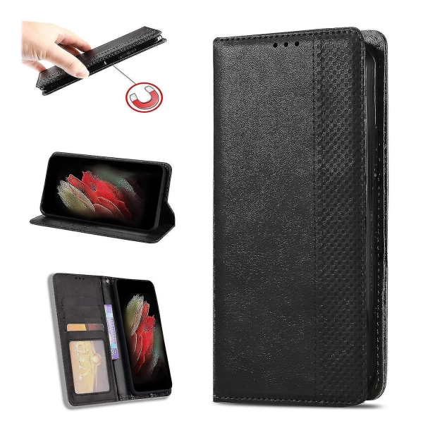 Yhteensopiva Zte Blade V40 -kotelon kanssa, Folio Cover Et -kotelo Zte Blade V40:lle