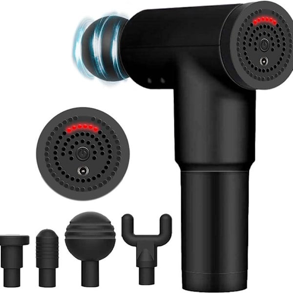 Massagepistol Djupvävnadsslagverk Elektrisk Muskelmassager, Bärbar Handhållen Ult