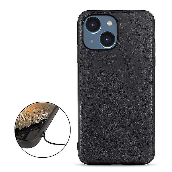 For Iphone 14 Pro Max/ 14 Pro/ 14/ 14 Plus Lammeskinn Tekstur Ekte Skinn Telefondeksel