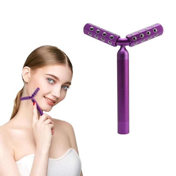 Ansiktsmassagerulle, Germanium ansikte Y-typ rullmassager ansiktsmassager rynka
