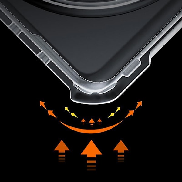 Xundd Kickstand Magnetiskt Telefonskal för Vivo X100 Pro 5g Svart Akryl+tpu Telefonskal