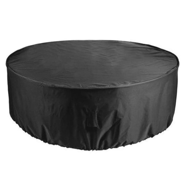 Runt bordsskydd för uteplats, vattentäta möbelskydd för uteplats, 160x90cm