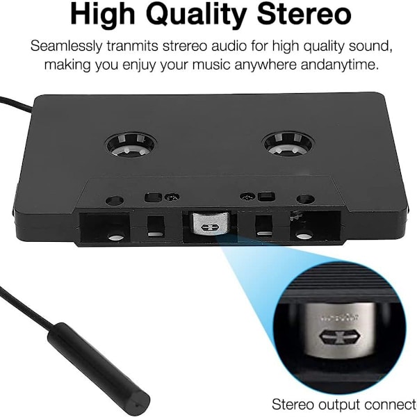 Cassette-lydbåndadapter, Bluetooth-Aux-lydbåndadapter, Auto-lydbåndadapter-