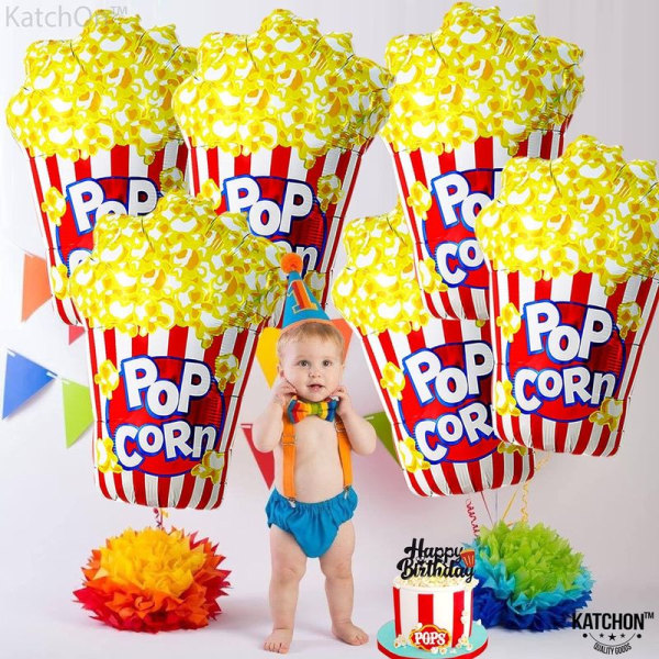 Popcorn balloner til popcorn festdekorationer - 26 tommer