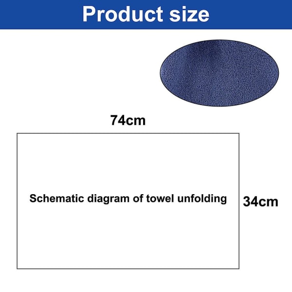 Pakke, Håndklær Sett, Myk Og Absorberende, 34*74cm, For Hotel, Bad, Spa, Daglig Bruk, Gym