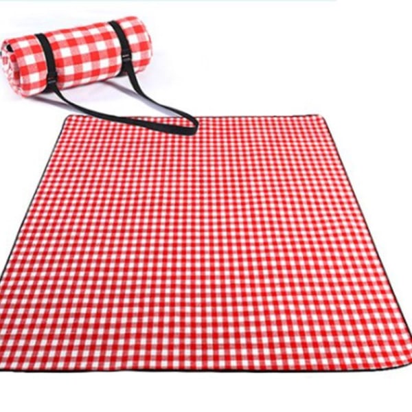 Picknickfilt 200 x 200 cm (79\" x 79\") strandfilt vattentät snabb