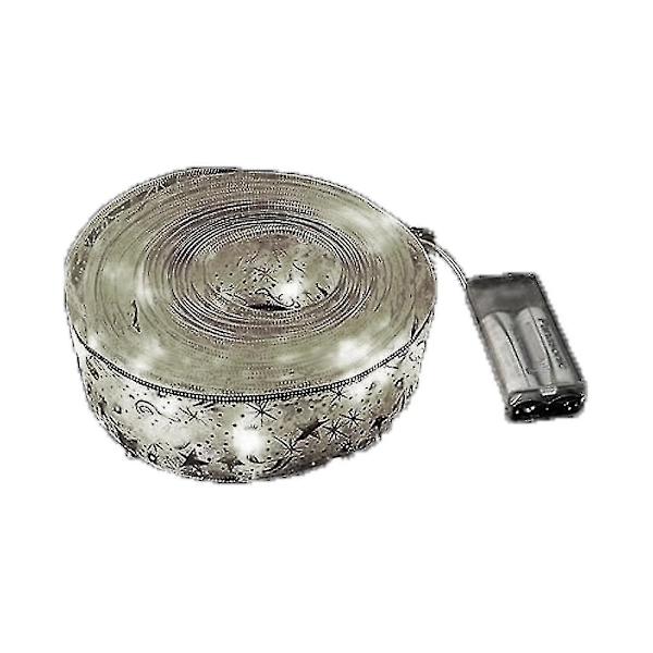 Led-valosarja - 50 lediä 5m - Joulukuuseen - Lämmin valo Kulta nauha