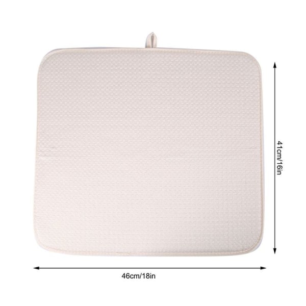 16*18 tommer absorberende mikrofiber dækkeserviet, dækkeserviet, skål, kop