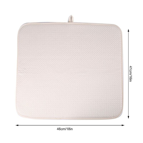 16*18 tum absorberande mikrofiberduk, bordsduk, skål, kopp